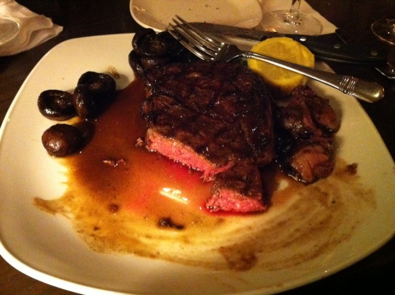 Steak, Italian style.