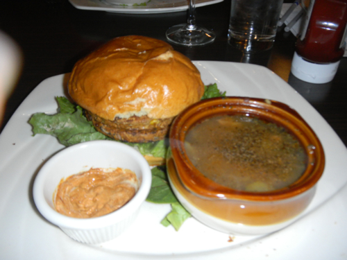 The Double Stack Black Bean Burger
