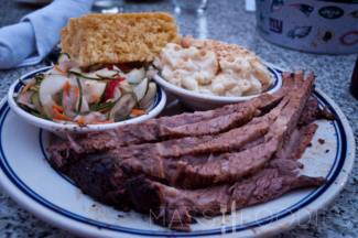 Sliced Beef Brisket at Smokestack Urban Barbecue