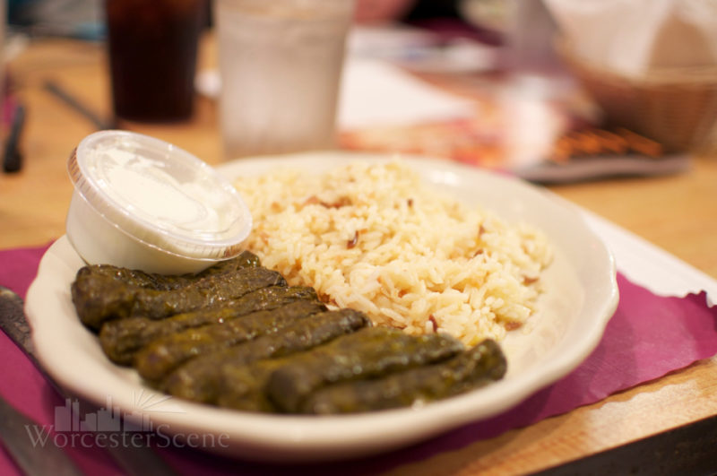 Stuffed Grapeleaves (Sarma) Plate