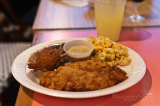 Chicken fried chicken with white gravy