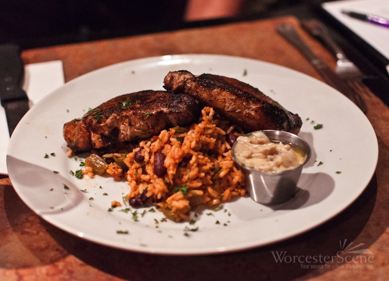 Blackened Pork Delmonico