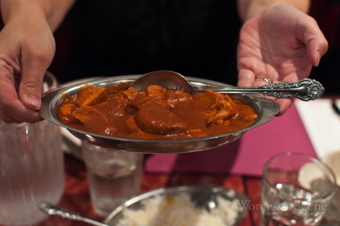 Chicken Korma from Surya Indian Cuisine on Shrewsbury Street in Worcester, MA Chicken Korma from Surya Indian Cuisine on Shrewsbury Street in Worcester, MA