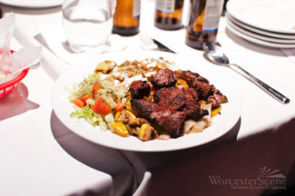 Lamb Kebab from Pomir Grill on Shrewsbury Street in Worcester