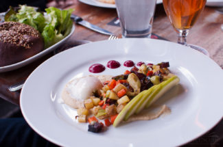 Bacon Hash from Armsby Abbey on Main Street in Worcester, MA