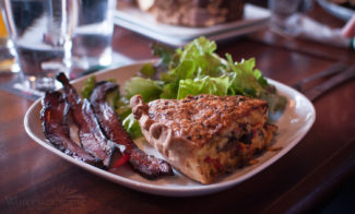 Quiche from Armsby Abbey on Main Street in Worcester, MA
