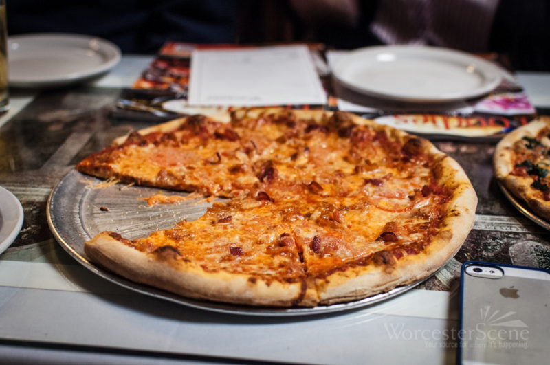 Bacon and Tomato Pizza