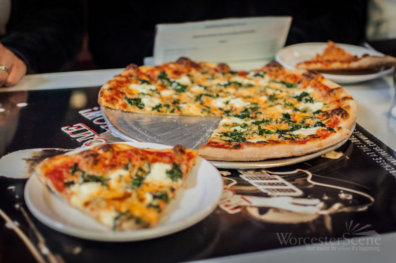 Spinach and Ricotta Cheese Pizza