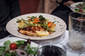Grilled Salmon from Le Mirage on June Street in Worcester, MA