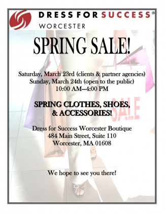 Dress for Success Spring Sale