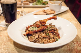 Duck Farrotto from Flying Rhino on Shrewsbury Street in Worcester, MA