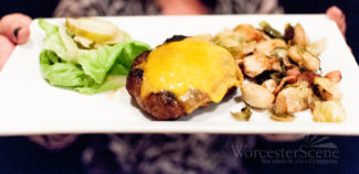 Spicy Turkey Burger from Flying Rhino on Shrewsbury Street in Worcester