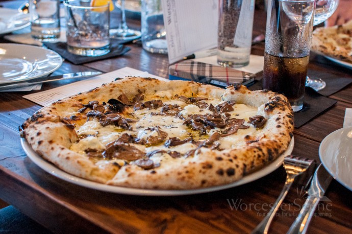 Funghi Pizza from Volturno Pizza on Shrewsbury Street in Worcester, MA
