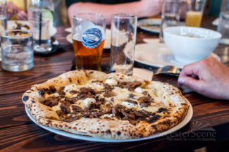 Funghi Pizza from Volturno Pizza on Shrewsbury Street in Worcester, MA