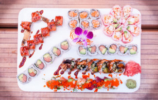 Sushi from Baba Sushi on Park Avenue in Worcester