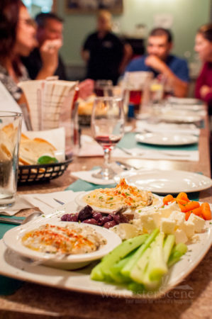 Traditional Mediterranean appetizers from Wexford House on Shrewsbury Street in Worcester, MA