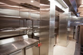 The future kitchen to the extended Armsby Abbey