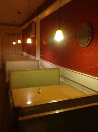 The renovated dining room at Thai Time on Highland Street in Worcester, MA