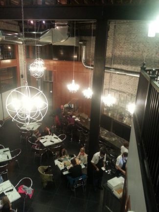A view from above at Sweet's newest location. (Photo by Chef Alina Eisenhauer)