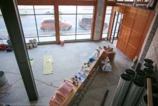 Sweet during the renovations of the new space; anticipating an October opening.