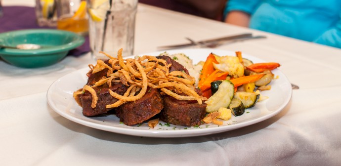 Bourbon BBBQ Meatloaf from Joey's on Chandler Street in Worcester, MA