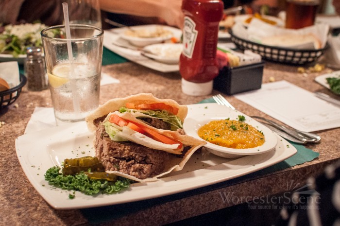 Baked Kibbee Pocket from Wexford House on Shrewsbury Street in Worcester, MA