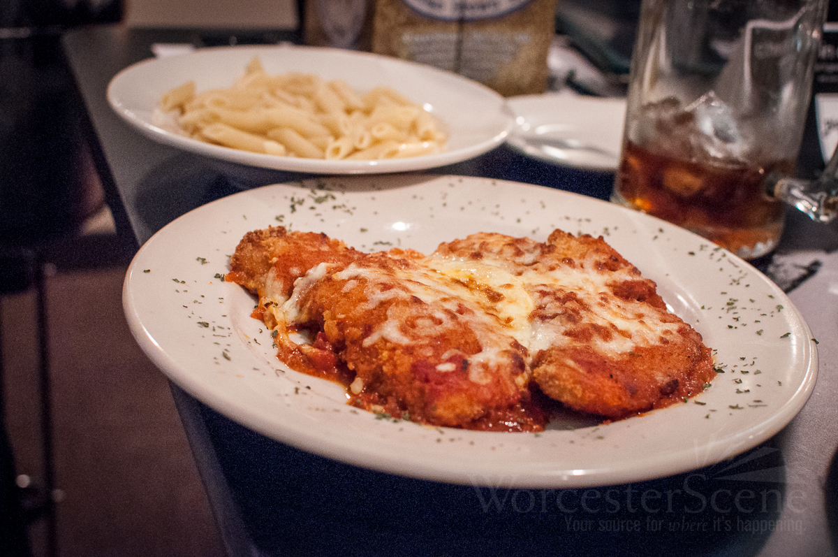 Chicken Parmesan from Blackstone Bistro in Worcester, MA