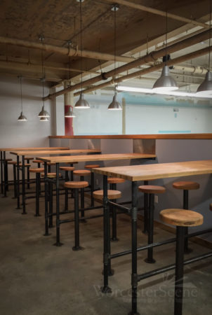 3Cross Brewery seating area