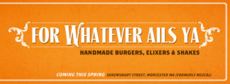 The Fix Burger Bar coming Spring 2014 to Shrewsbury Street in Worcester, MA