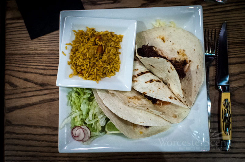 BBQ Duck Tacos from Mezcal Tequila Cantina