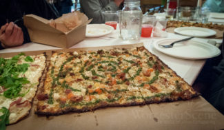 Chicken Pesto Pizza from Corner Grille on Pleasant Street in Worcester, MA