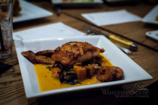 Jerk-seared Salmon Filet from Mezcal Tequila Cantina on Major Taylor Boulevard in Worcester, MA