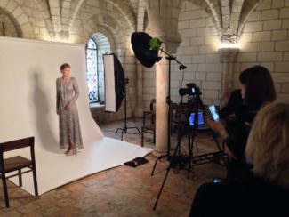 Chapter House turned into a photo shoot location for "The Look"