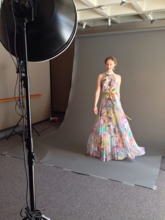 Erb Photography shooting "creative black tie" for the Gala Auction's "The Look"