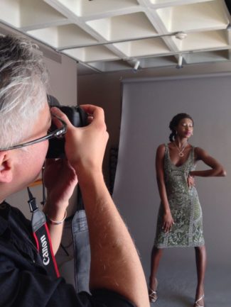 The Hoche-Scofield room at the Worcester Art Museum has transformed into Erb Photography's studio for "The Look"
