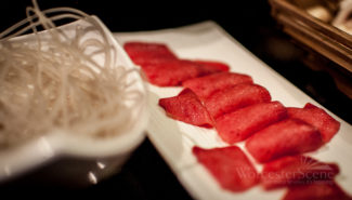 Beef tongue from Chuan Shabu on Park Avenue in worcester, MA