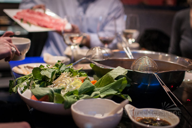 Shabu Chuan’s Satay Broth with Mixed Vegetable Platter