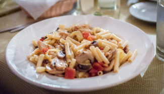 Arrabiata with Chicken from Rosalina’s Kitchen on Hamilton Street in Worcester, MA