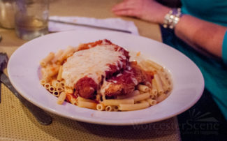 Chicken Parmagiana from Rosalina's Kitchen on Hamilton Street in Worcester, MA