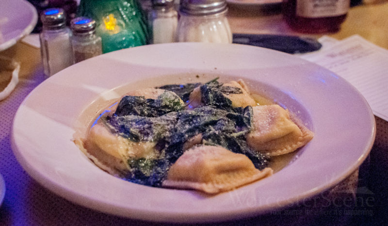 Lamb and Grape Leaves Stuffed Ravioli