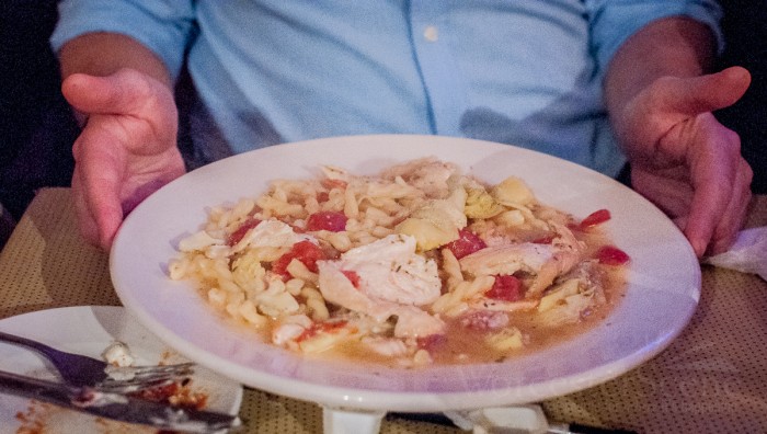 Roman Chicken from Rosalina's Kitchen on Hamilton Street in Worcester, MA