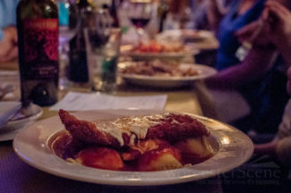 Three Cheese Ravioli and Veal Parmesan from Rosalina's Kitchen on Hamilton Street in Worcester, MA