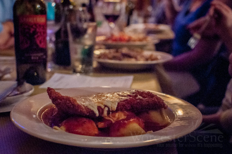 Three Cheese Ravioli and Veal Parmesan