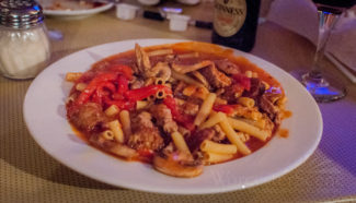 Veal and Sausage Mafia from Rosalina's Kitchen on Hamilton Street in Worcester, MA