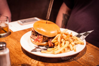 BBQ Bacon Burger from The Fix on Shrewsbury Street in Worcester, MA