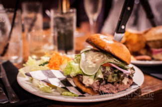 Classic Burger From The Fix on Shrewsbury Street in Worcester, MA