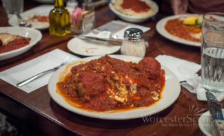 Meat Lasagna from Dino's on Lord Street in Worcester, MA