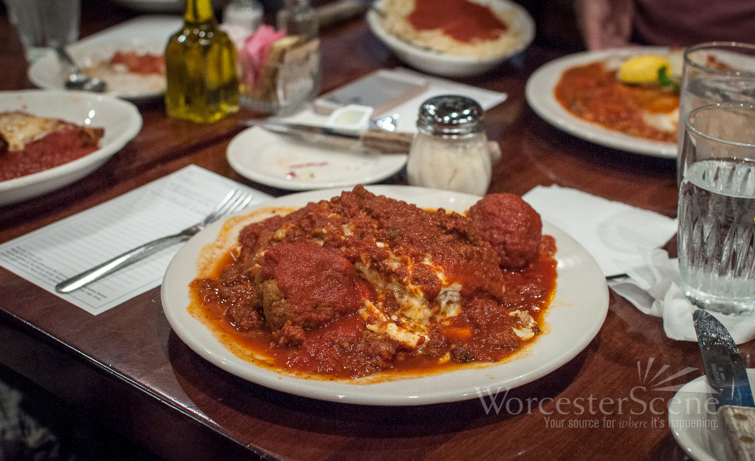 Meat Lasagna from Dino's on Lord Street in Worcester, MA