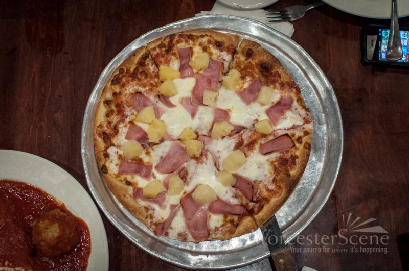The Vesuvius Pizza from Dino’s