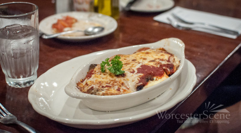 Veal Cutlet Parmigiana at Dino’s